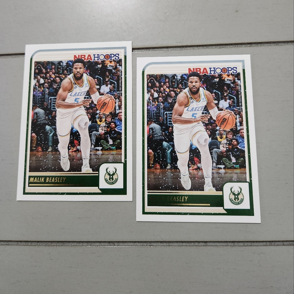 Malik Beasley/Jose Alvarado Error cards x2